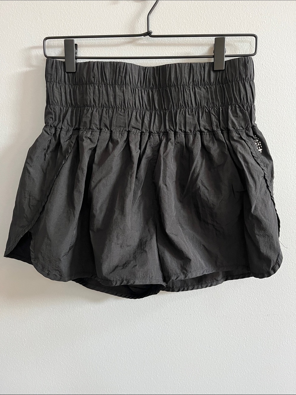 Free People Movement Women’s The Way Home Black Shorts Size Large Athleisure